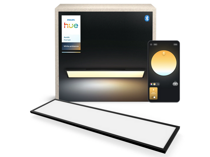 Philips Hue Aurelle panel rectagular black