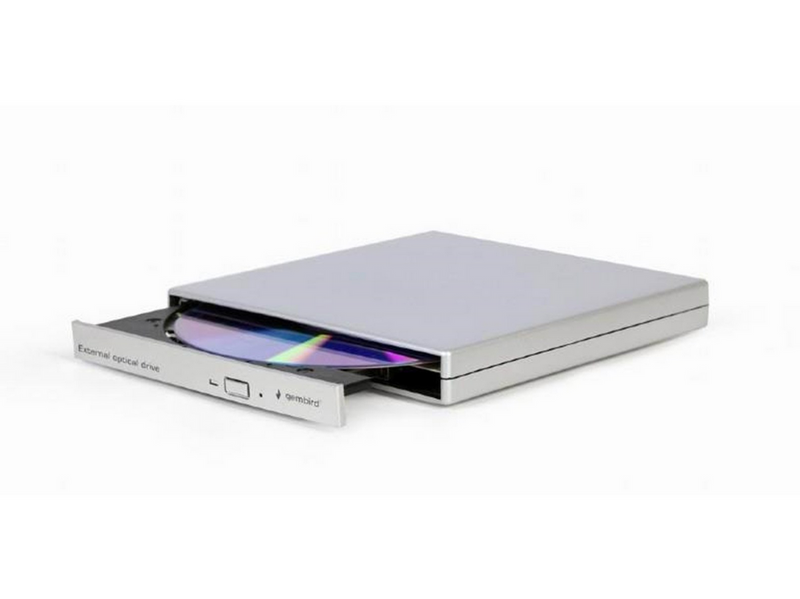 Gembird DVD-USB-021-SV - Extern - DVD-RW (Brenner) - USB 2.0 - Silber