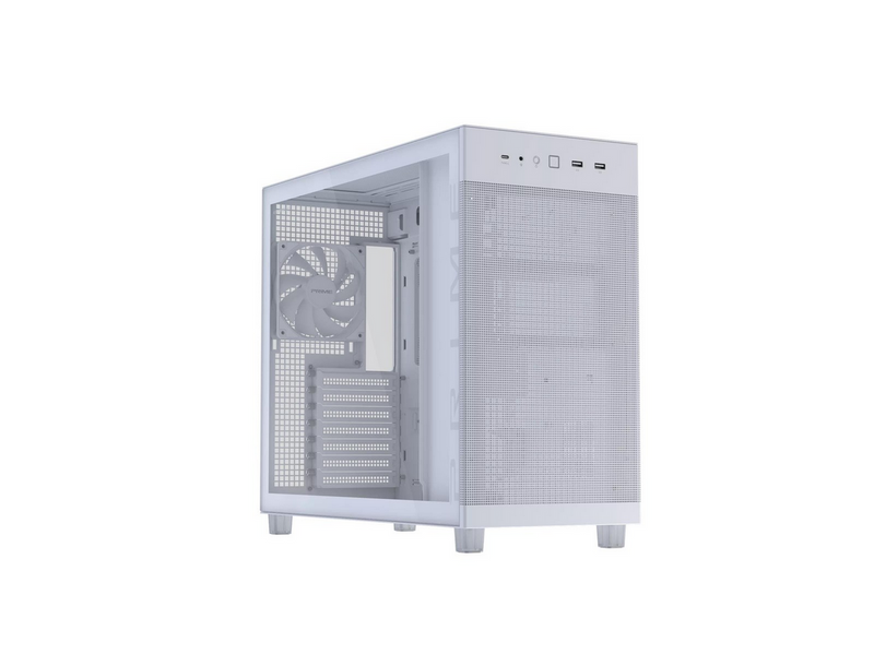 ASUS Prime AP303 TG White - Gehäuse - Miditower - Weiß