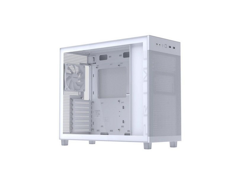 ASUS Prime AP303 TG White - Gehäuse - Miditower - Weiß