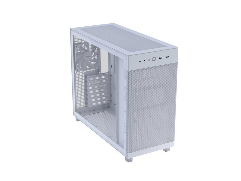 ASUS Prime AP303 TG White - Gehäuse - Miditower - Weiß