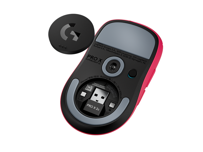 Logitech G PRO X SUPERLIGHT 2c (Compact) - Gaming Maus (Magenta)