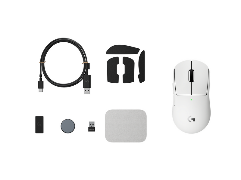 Logitech G PRO X SUPERLIGHT 2c (Compact) - Gaming Maus (Weiß)