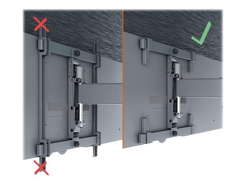 Vogel's Comfort TVM 3465 mounting kit - full-motion - for OLED display - black