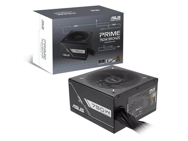 ASUS Prime 750W Netzteile - 750 Watt - 120 mm - ATX - 80 Plus Bronze