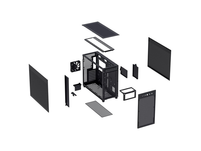 ASUS Prime AP303 Mesh Black - Gehäuse - Miditower - Schwarz