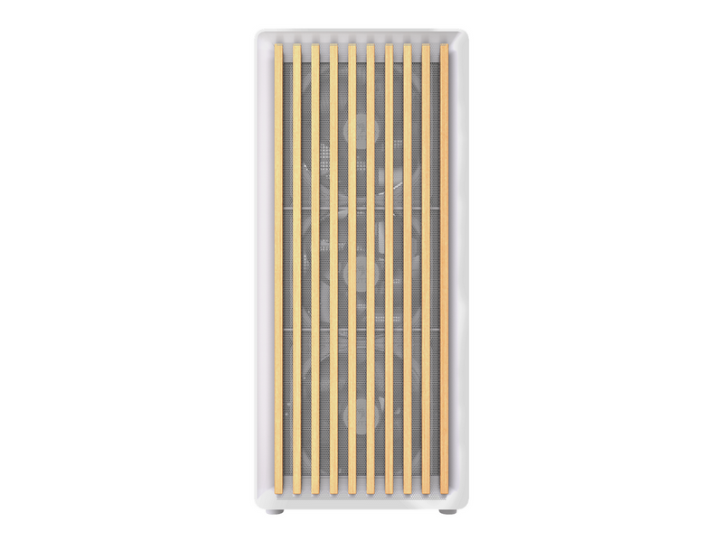 DUTZO C740 Airflow Wood - Gehäuse - Miditower - Weiß