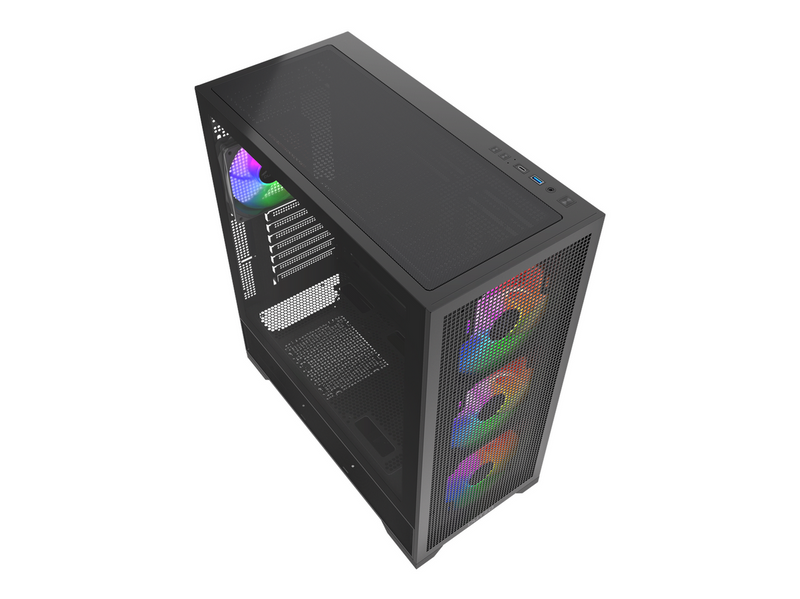 DUTZO C740 Airflow ARGB - Gehäuse - Miditower - Schwarz