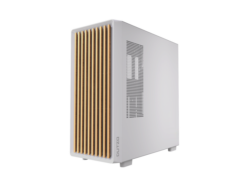 DUTZO C740 Airflow Wood - Gehäuse - Miditower - Weiß