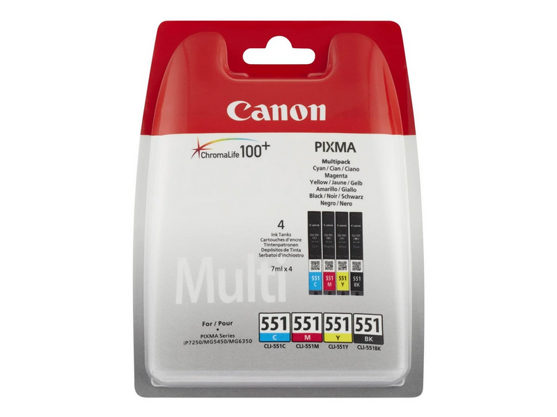 Canon CLI 551 / 6509B016 C/M/Y/BK Multipack