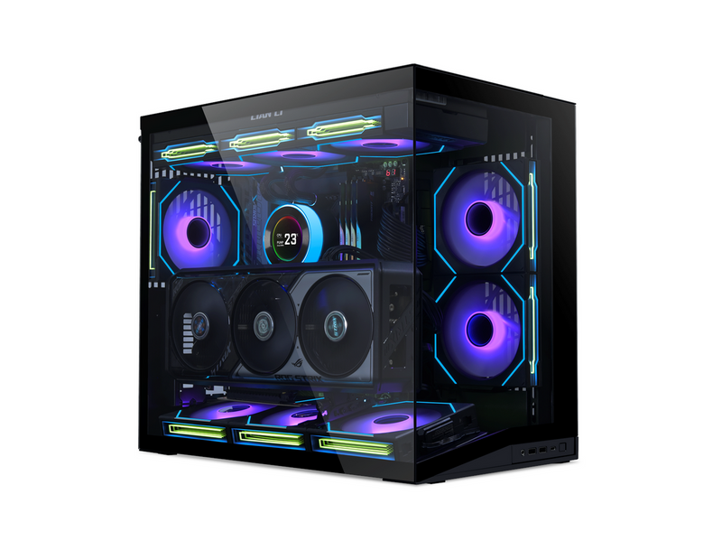 Lian Li O11D Mini V2 Black - Gehäuse - Miditower - Schwarz