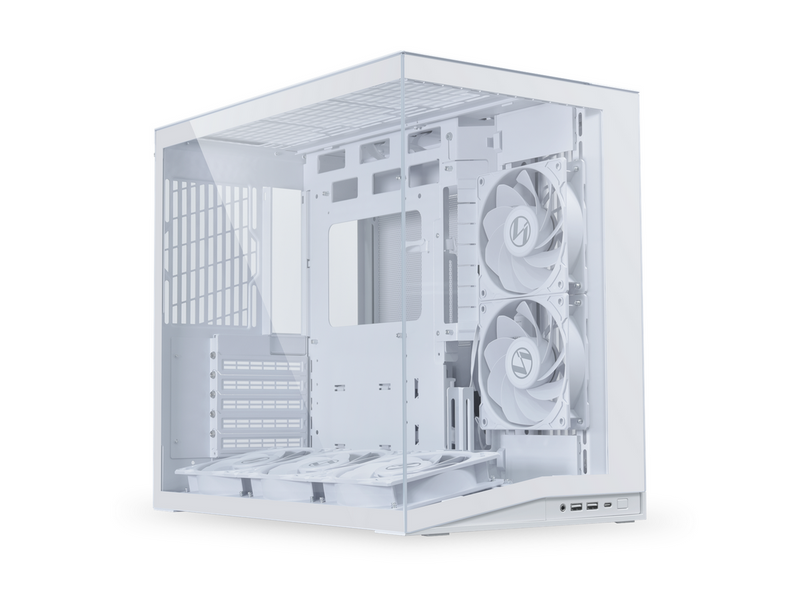 Lian Li O11D Mini V2 Flow White - Gehäuse - Miditower - Weiß