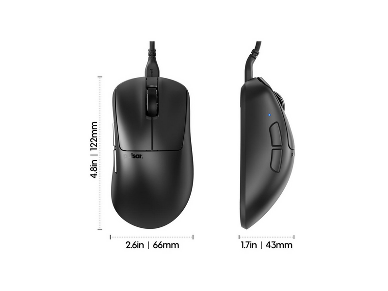 Pulsar Xlite Medium Wired - Gaming Maus (Weiß)