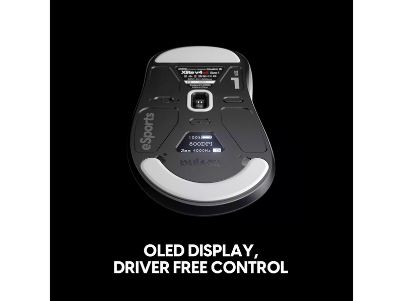 Pulsar Xlite V4 eS Mini Wireless - Gaming Maus (Schwarz)