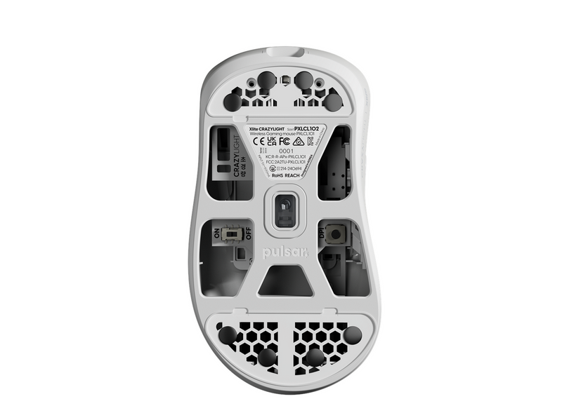 Pulsar Xlite CRAZYLIGHT Mini Wireless (Uyuni White) - Gaming Maus (Weiß)