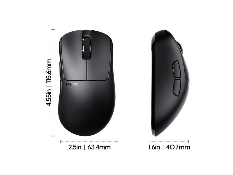 Pulsar Xlite CRAZYLIGHT Mini Wireless (Uyuni White) - Gaming Maus (Weiß)