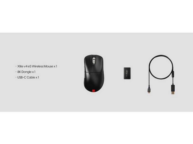 Pulsar Xlite V4 eS Mini Wireless - Gaming Maus (Schwarz)