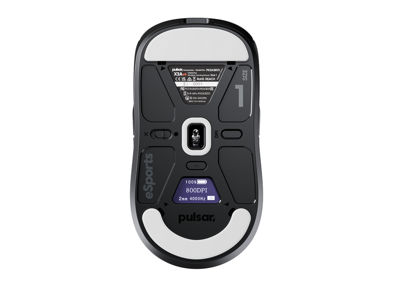 Pulsar X2A v3 eS Mini Wireless - Gaming Maus (Schwarz)