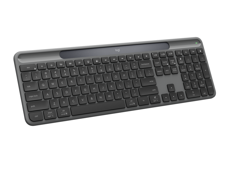 Logitech K980 Signature Slim Solar+ Wireless - Tastatur - Full-Size -