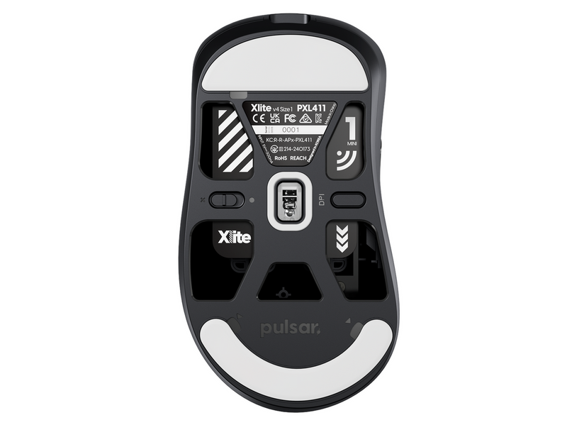 Pulsar Xlite v4 Mini Wireless - Gaming Maus (Schwarz)