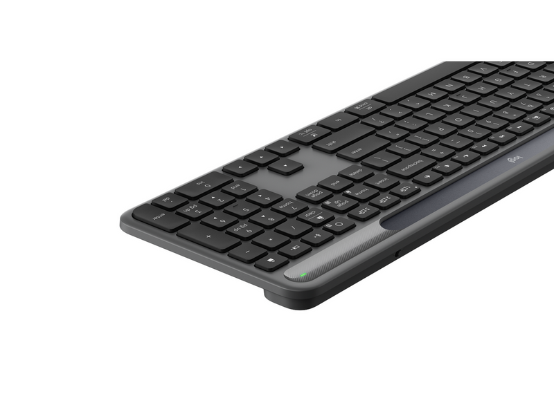 Logitech K980 Signature Slim Solar+ Wireless - Tastatur - Full-Size -