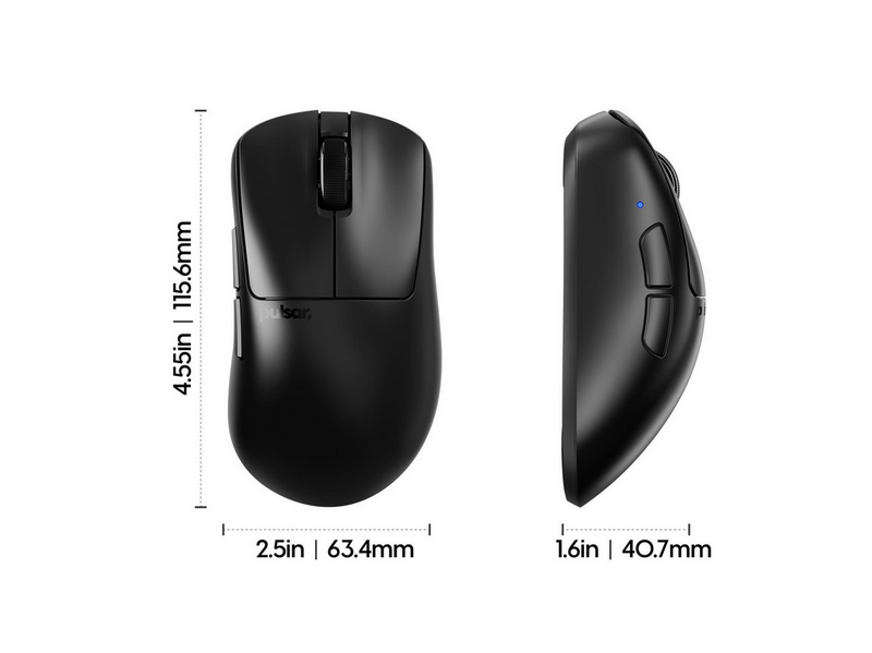 Pulsar Xlite v4 Mini Wireless - Gaming Maus (Schwarz)