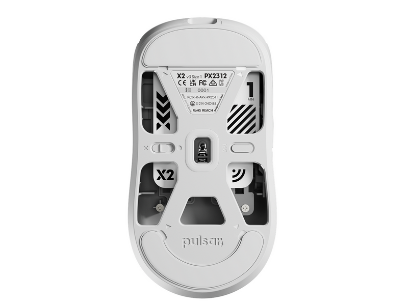 Pulsar X2 v3 Mini Wireless - Gaming Maus (Weiß)