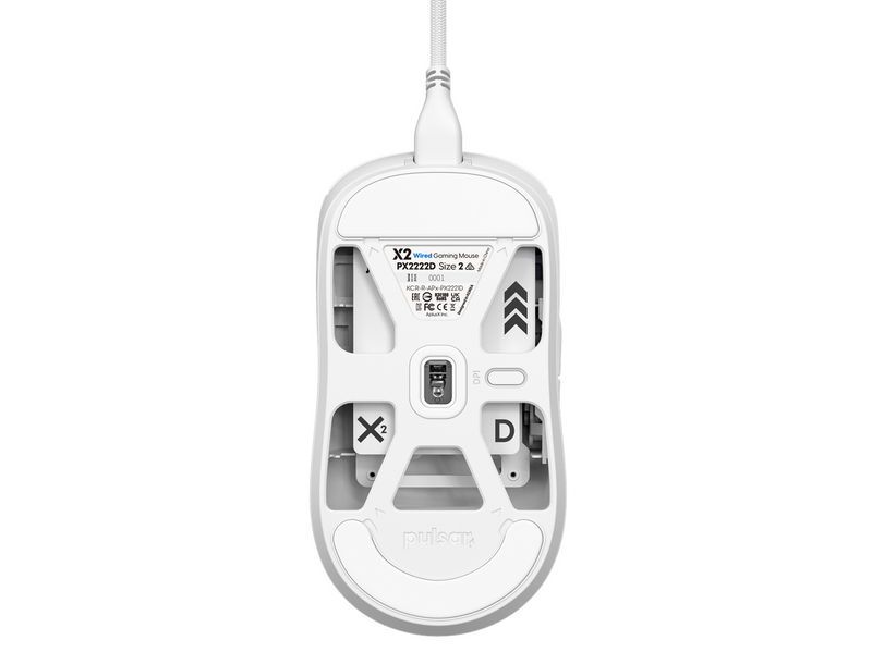 Pulsar X2 Wired Medium - Gaming Maus (Weiß)