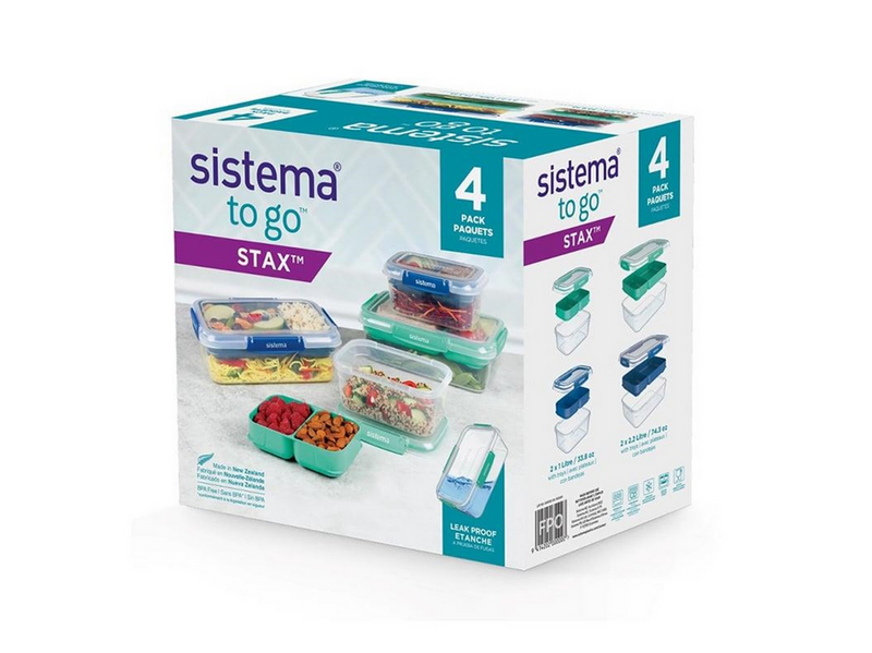 Sistema Club 4 Pack Stax To Go