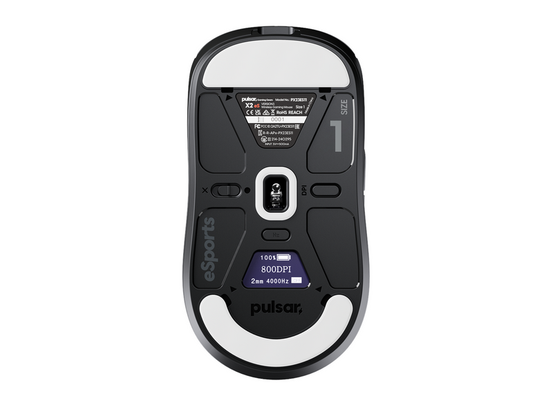 Pulsar X2 v3 eS Mini Wireless - Gaming Maus (Schwarz)