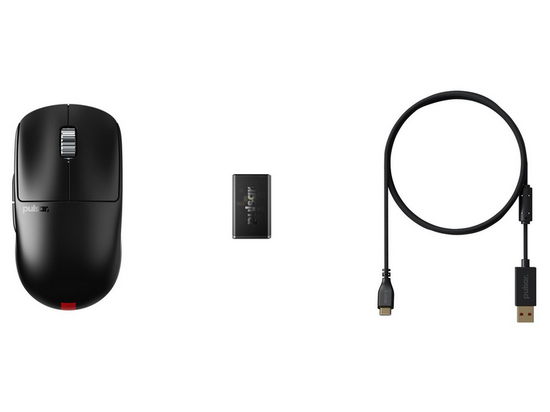 Pulsar X2 v3 eS Mini Wireless - Gaming Maus (Schwarz)