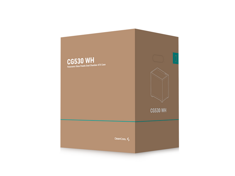 DeepCool CG530 - White - Gehäuse - Desktop - Weiß