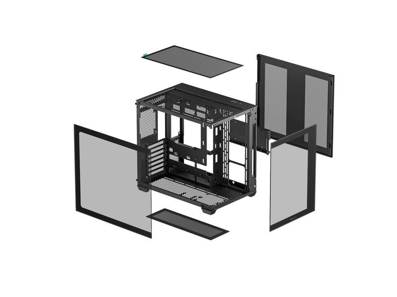 DeepCool CG530 - Black - Gehäuse - Desktop - Schwarz