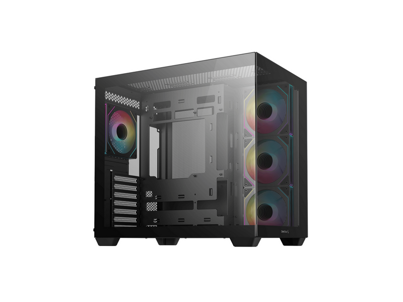 DeepCool CG530 4F - Black - Gehäuse - Desktop - Schwarz
