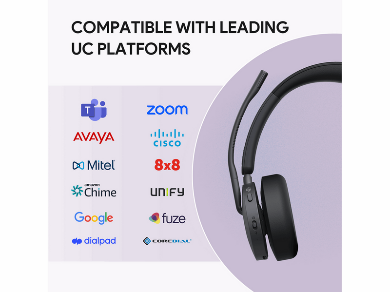 Yealink BH74 with Stand - Teams - USB-C/A