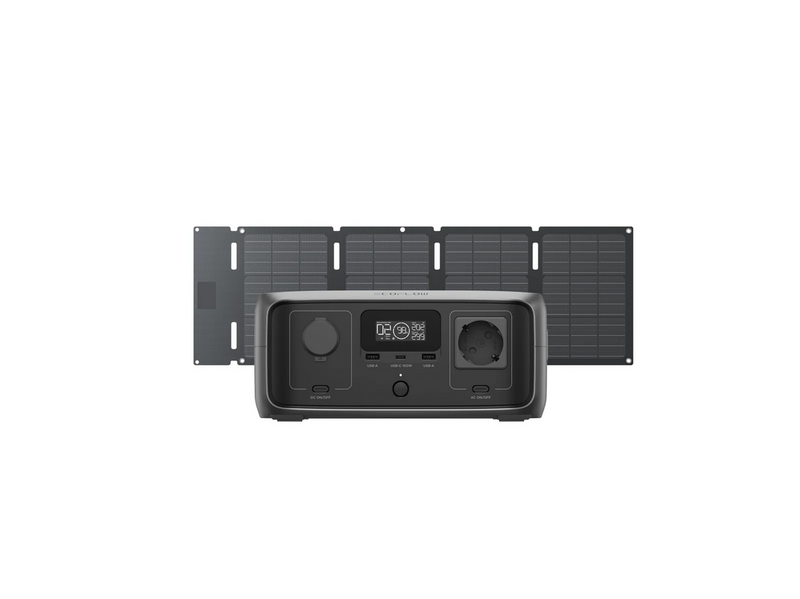 EcoFlow River 3 (UPS 10ms) 245Wh + 45W Solar Panel - Bundle
