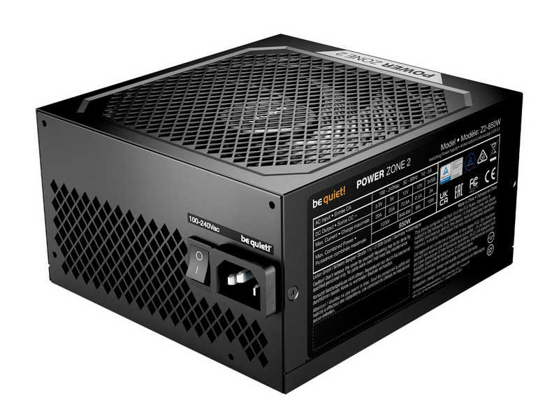 be quiet! Power Zone 2 850W Netzteile - 850 Watt - 140 mm - ATX 3.1 - 80 Plus