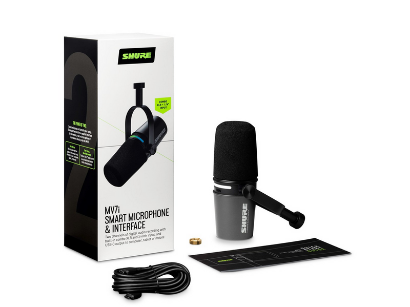 Shure Motiv MV7i - Smart Mic with Interface