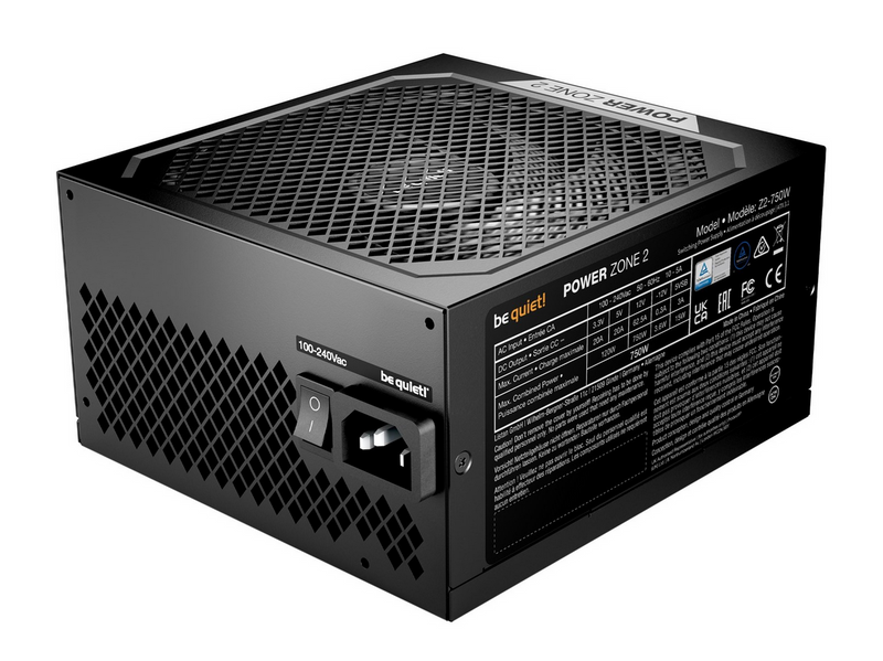 be quiet! POWER ZONE 2 750 Netzteile - 750 Watt - 140 mm - ATX 3.1 - 80 Plus