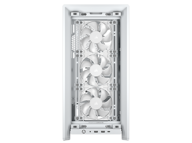 Corsair FRAME 4000D RS (3 white fans) - Gehäuse - Miditower - Weiß
