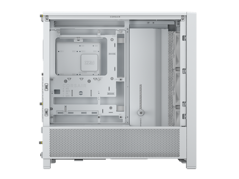 Corsair FRAME 4000D RS (3 white fans) - Gehäuse - Miditower - Weiß