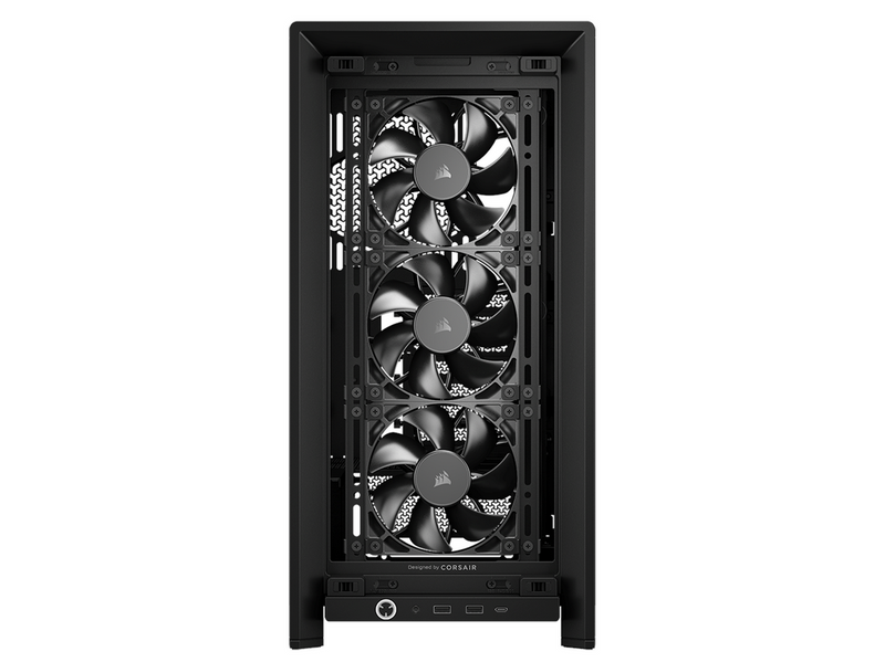 Corsair FRAME 4000D RS (3 black fans) - Gehäuse - Miditower - Schwarz