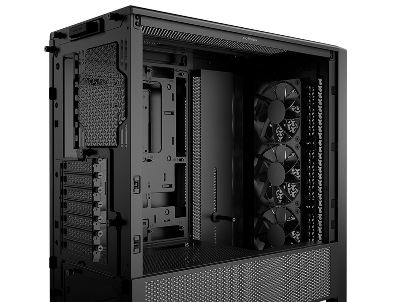 Corsair FRAME 4000D RS (3 black fans) - Gehäuse - Miditower - Schwarz