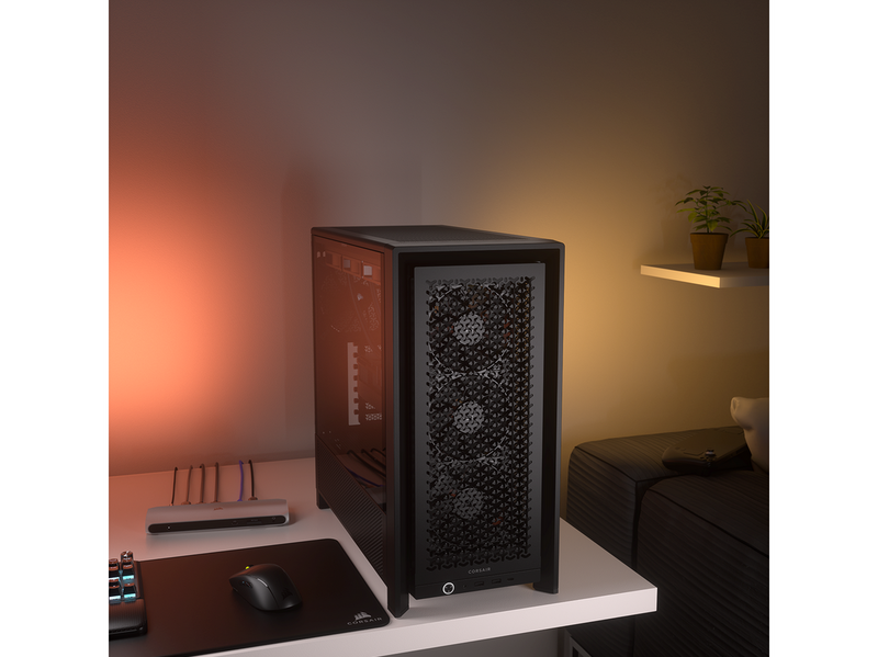Corsair FRAME 4000D RS (3 black fans) - Gehäuse - Miditower - Schwarz
