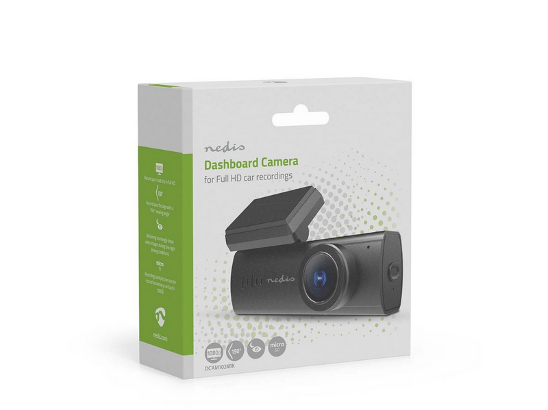 Nedis Dash Cam | 1080p@30fps | 2 MPixel | LCD | Natudsig