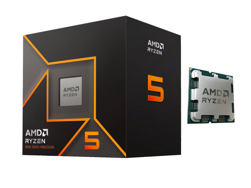 AMD Ryzen 5 9600 Wraith Stealth CPU - 6 Kerne - 3.9 GHz - AMD AM5 - AMD Boxed