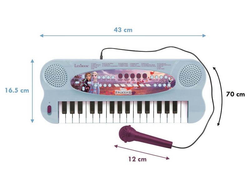 Frozen Electronic Keyboard with Mic (32 keys)