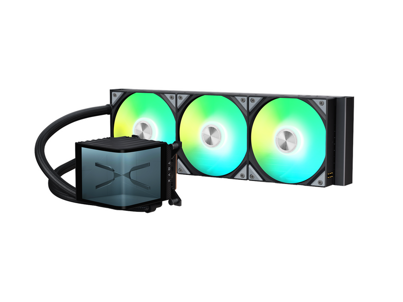 Tryx PANORAMA Upgraded 360mm AIO black - CPU-Wasserkühlung - Max 28 dBA