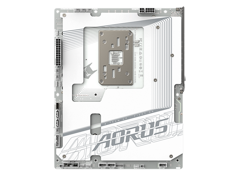 GIGABYTE X870 AORUS STEALTH ICE Mainboard - AMD X870 - AMD AM5 - DDR5 RAM - ATX