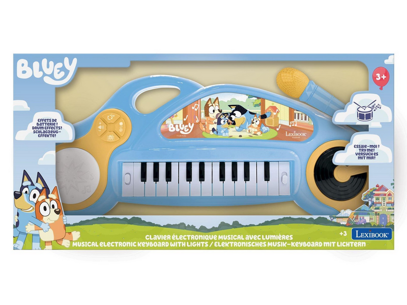 Bluey Fun Electronic Keyboard with Light